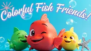 Learn Colors with Colorful Fish 🐠🎨  | Fun Educational Song for Kids