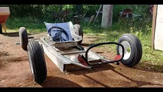 Vintage Formula Style Go Kart Build (Part2)  Engine mounts