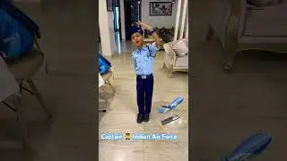 #Indian Air Force 🇮🇳🇮🇳#fancydress #roleplay #community helper