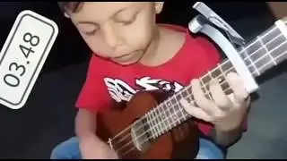Skil Anak kecil bermain kentrung| Patut dikasih jempol