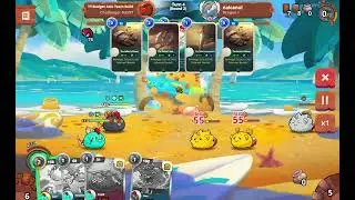1 Shot Budget Cucko Koi vs Rage team  Challenger team Axie infinity Origins team #axieinfinity #p2e