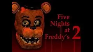 Five nights at Freddy's 2 WE SAW GOLDEN FREDDY!!!!! beating night 5 and playing night 6!!!