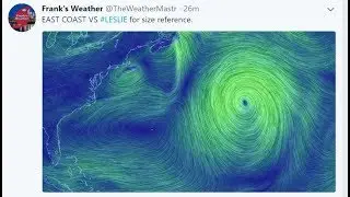 Am I the only one concerned about monster storm Leslie off the East Coast?