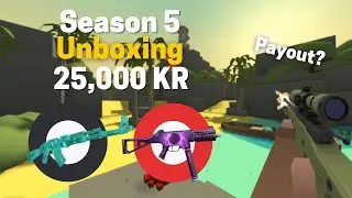 GIVEAWAY and 25,000 KR Unboxing in Krunker! | Season 5