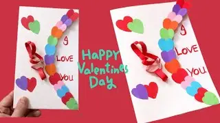 💕*DIY Happy Valentine's Day Card | Easy Handmade Love Card Tutorial*❤️