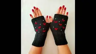 Knitted Crochet fingerless gloves | glove ideas | Most selling crochet item | gloves ideas #crochet