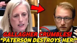 Katy Gallagher FUMBLES & CRUMBLES as James Paterson DESTROYS Her Over Hidden Briggs Reports 