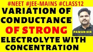 VARIATION OF EQUIVALENT CONDUCTANCE OF STRONG ELECTROLYTE WITH CONCENTRATION|DEBYE-HUCKEL ONSAGAR Eq