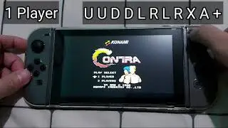 Contra 30 Lives Trick Nintedo Switch 1 or 2 Players Working