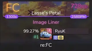[Live] RyuK | FROZEN QUALIA - Image Liner [Lasse's Petal] +HDDT 99.27% {#1 728pp FC} - osu!