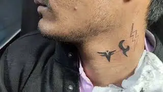 How to Neck Tattoo Design Tutorial #masterartltp #tattoo #video 