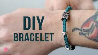 TUTORIEL | Bracelet Ancre homme avec cordons tressés