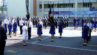 CHR BB/GB Enrolment Ceremony 2012 GOH March-in
