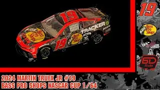 2024 Martin Truex Jr #19 Bass Pro Shops NASCAR Cup 1/64 Authentic Diecast 