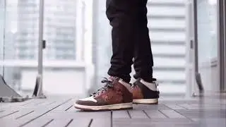 Bodega x Nike Dunk High Legend Fauna Brown On Feet