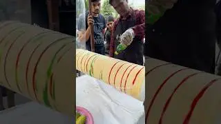 Roller Ice Cream in Jaipur , Rajasthan #streetfood