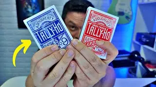 Unboxing Baralho Tally Ho | Será que é melhor que o Bicycle? É um bom Baralho para Mágica?