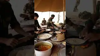Indian Army Cooking in the Desert | Roti & Curry in a Tent 🍲🔥#army #indianarmy