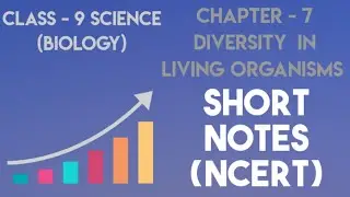 Class 9 Biology Chapter - 7  Diversity in Living Organisms | Short Notes (NCERT)