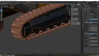 Риг экскаватора в Blender. Часть 5. Гусеничный ход. / Rigging excavator. Part 5. Rigging tracks.