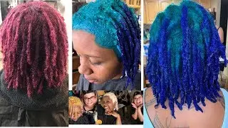 NEW COLOR ALERT 🚨HOW TO DYE YOUR DREADS W/ MY FAV HAIRSTYLIST !!