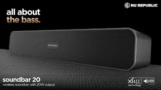 Nu Republic | Soundbar 20 | Wireless Speaker