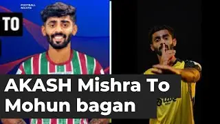 Akash Mishra will join mohun bagan SG from Hyderabad fc | Hero isl transfer news,Indian football.