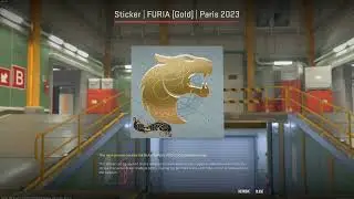Paris 2023 Holo/Gold: CS2 Sticker Inspect