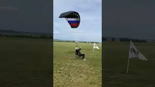 Don't forget to release the landing gear during parachute landing | Skydive VLOG #swooping #landing