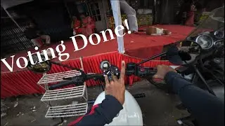 Election Day | Heavy Traffic Ride | POV Ride | Hunter 350 | Royal Enfield