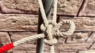 3 simple and practical best knots in the world || how to tie a knot || Tying Rope Knot