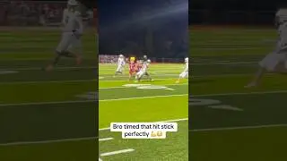 Big-time hit stick leads to a fumble by Penn State commit Matt Sieg 🔥💪 #shorts