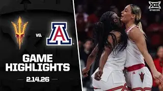 Arizona State vs. Arizona Game Highlights | 2025-26 Big 12 Women&rsquo;s Basketball