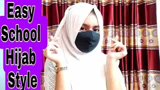 Easy School & College Hijab Tutorial || Full coverage  hijab style || Hijab style with mask
