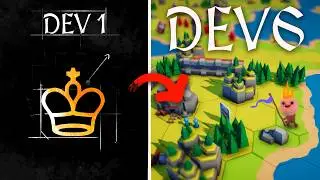 5 DEVS Make a GAME without COMMUNICATING! (strategic edition)