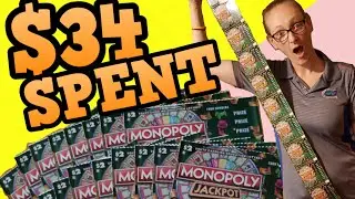 17 MONOPOLY SCRATCH OFF TICKETS IN A ROW!!!!!