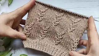 Fancy Knit Stitch | Fantasiemuster stricken | Punto fantasia ai ferri | Punto fantas&iacute;a a dos agujas