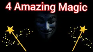 4 Amazing Magic That You Can Do. #magiciantricks #magictricktutorial #funny #tutorial #magic