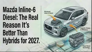 Дизельный рядный 6-цилиндровый двигатель Mazda: настоящая причина, почему он лучше гибридов 2027 ...