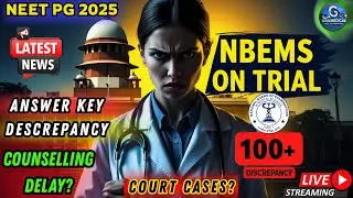 &ldquo;Breaking! NEET PG 2025 Answer Key Discrepancy 😡 100+ Marks Missing & Counselling Postponed?&rdquo;