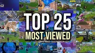 TOP 25 Most Viewed FORTNITE Twitch CLIPS OF ALL TIME!!!