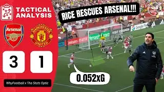 ARSENAL 3-1 MAN UTD TACTICAL ANALYSIS & BREAKDOWN | W/ The Stats Optic
