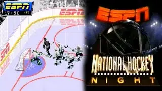 ESPN National Hockey Night ... (SNES) 60fps Gameplay