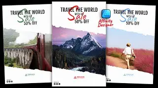 Modern Graphics Design Idea in Affinity Designer | Affinity Designer Tutorial