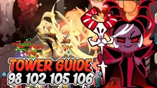 GUIDE TOWER OF SWEET CHAOS TRAY 98 102 105 106 - COOKIE RUN KINGDOM INDONESIA