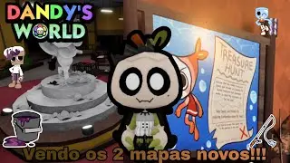 Vendo os 2 mapas novos de 📼🌈dandy's world📼🌈|dandy's world update|