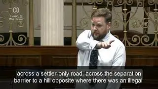 This is Apartheid - Israeli occupation of Palestine debate - Patrick Costello TD - 2/3/22