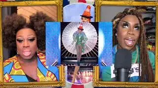 Bob and Mon&eacute;t reviewing River Medway's Episode 1 Runway | Drag Race UK Season 3