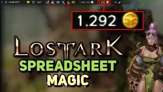 Увеличьте свою прибыль от крафта в Lost Ark с помощью простой электронной таблицы
