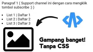 [Part 2] Bikin website localhost di ACode pake HTML | Membuat IMG tanpa CSS